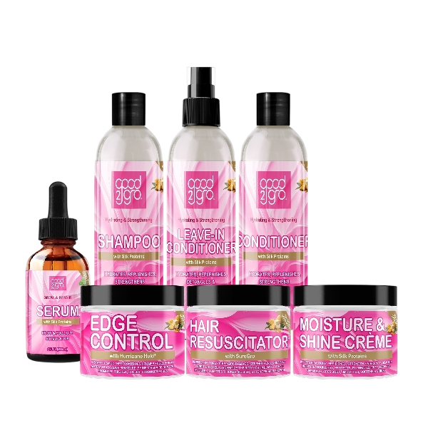 🔥HOT DEAL- GOOD2GRO Hydrating & Strengthening Hair Care Bundle – Boosts Growth & Strengthens Thinning Hair – 100% Vegan & Cruelty-Free