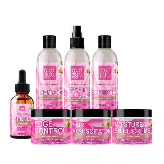 🔥HOT DEAL- GOOD2GRO Hydrating & Strengthening Hair Care Bundle – Boosts Growth & Strengthens Thinning Hair – 100% Vegan & Cruelty-Free