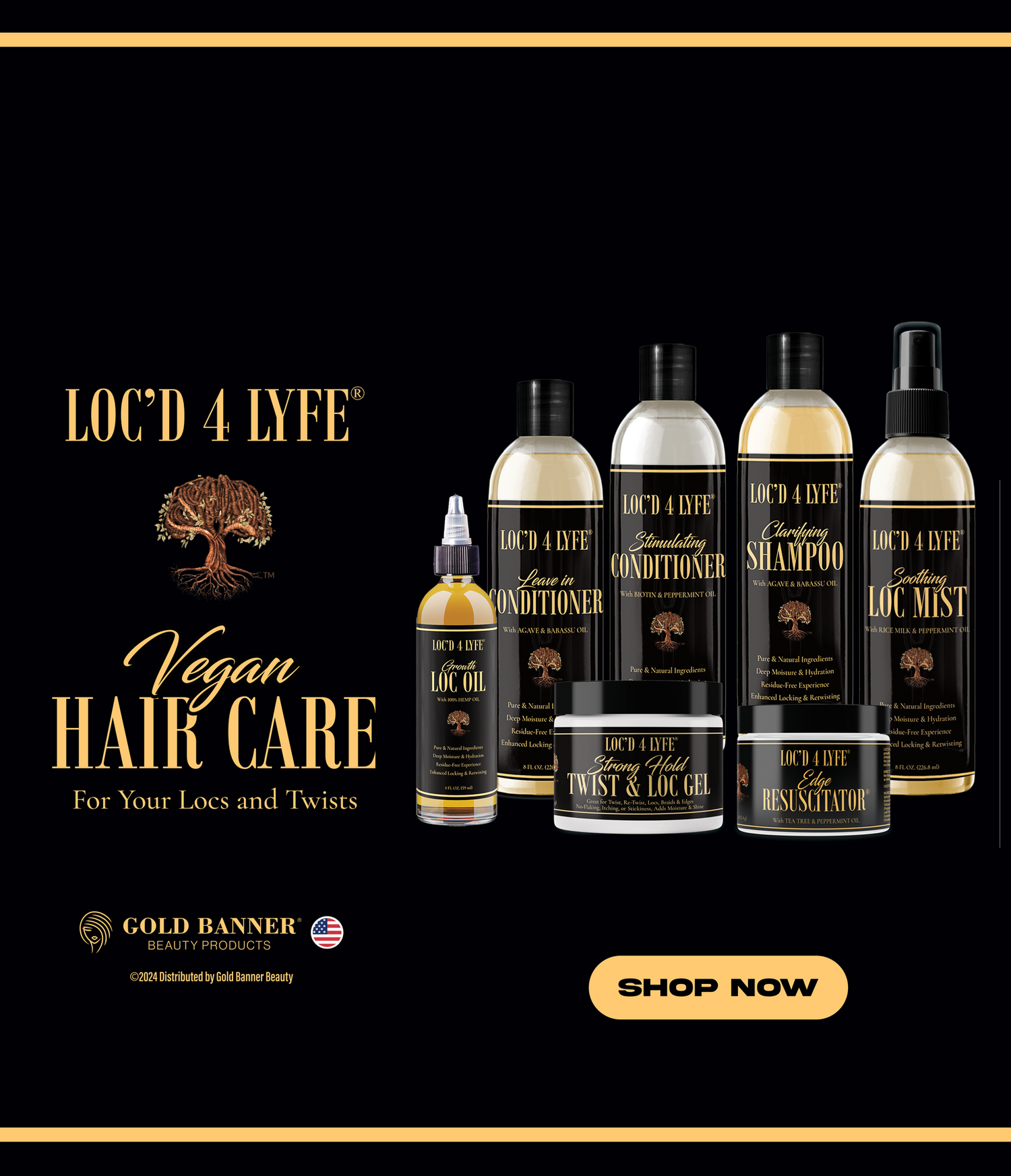 Gold Banner Beauty - Premium Natural Hair Care Products