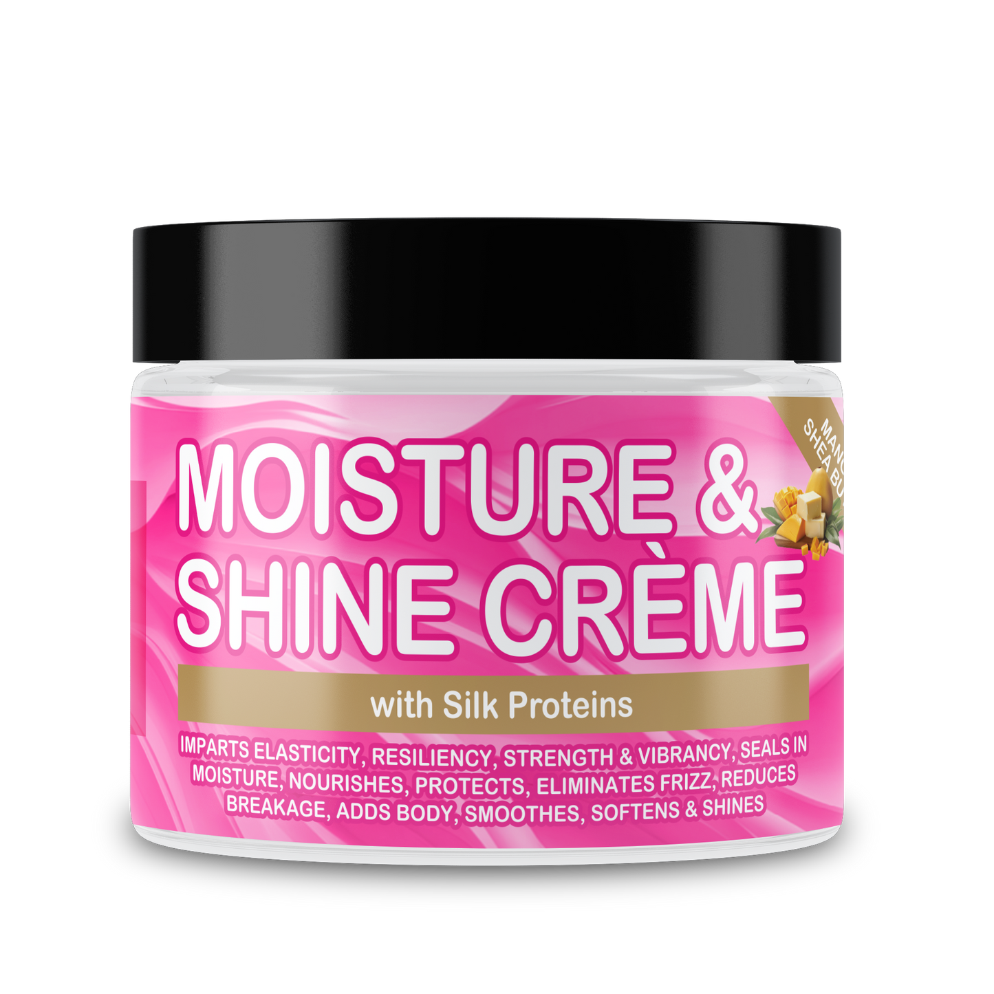 🔥HOT DEAL- GOOD2GRO Moisture & Shine Crème - 4oz | Vegan Formula Softens, Adds Body, Bounce & Shine | Seals Moisture, Protects & Reduces Frizz & Breakage | Cruelty-Free