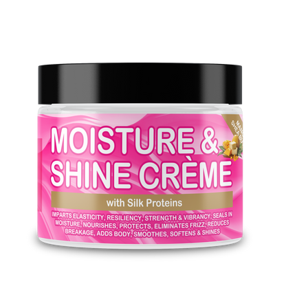 🔥HOT DEAL- GOOD2GRO Moisture & Shine Crème - 4oz | Vegan Formula Softens, Adds Body, Bounce & Shine | Seals Moisture, Protects & Reduces Frizz & Breakage | Cruelty-Free