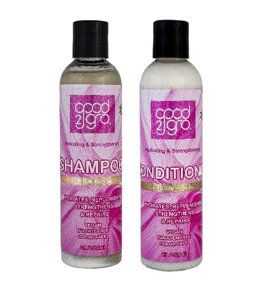 GOOD2GRO Hydrating & Strengthening Shampoo/Conditioner Set (Vegan)