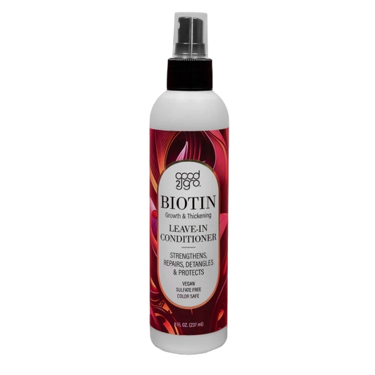 🔥HOT DEAL- GOOD2GRO Biotin Growth & Thickening Leave-In Conditioner - 8oz | Reduce Breakage & Thinning, Detangle, Moisturize, Repair & Protect | Vegan & Cruelty-Free