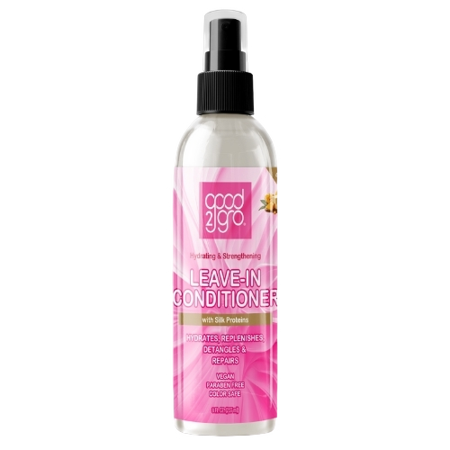 🔥HOT DEAL- Good2Gro Hydrating & Strengthening Leave-In Conditioner - 8oz | Moisturizes, Detangles, Repairs & Restores for Fuller Hair | Vegan & Cruelty-Free