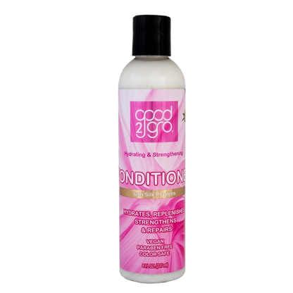 🔥HOT DEAL- Good2Gro Hydrating & Strengthening Conditioner – 8oz | Mango & Shea Butter Repair & Restore Hair | De-Frizz, Reduce Breakage & Thinning | Vegan & Cruelty-Free Hair Care