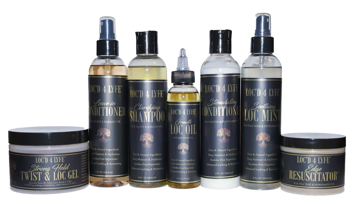 🔥HOT DEAL- LOC'D 4 LYFE Edge Resuscitator 4oz – Hair Loss Restoration Treatment for Edges, Due To Locs, Braids, Buns & Wigs | Strengthens, Revitalizes & Nourishes