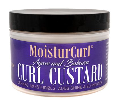 🔥HOT DEAL - MoisturCurl Curl Custard 8oz - Moisturizing, Shine-Enhancing & Curl Defining, Reduces Breakage & Frizz