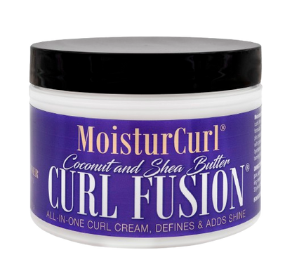 🔥HOT DEAL - MoisturCurl Curl Fusion – All-In-One Curl Creme with Coconut Oil & Shea Butter – Hydrates, Defines, Shapes, Holds and Shines – For All Curl Types – 8oz
