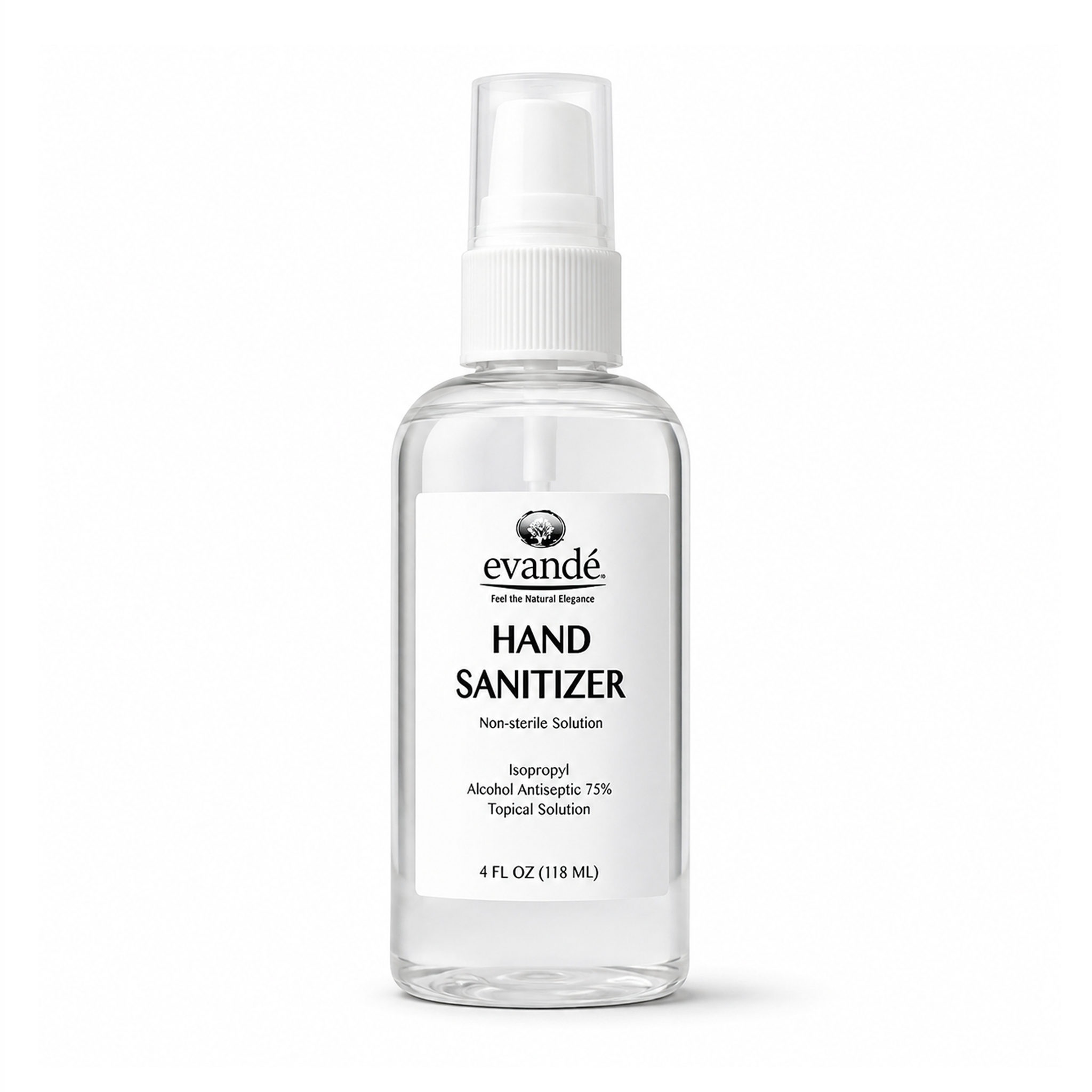 Evand'e Hand Sanitizer Spray: 75% Alcohol, 4oz, On-the-Go Germ Protection