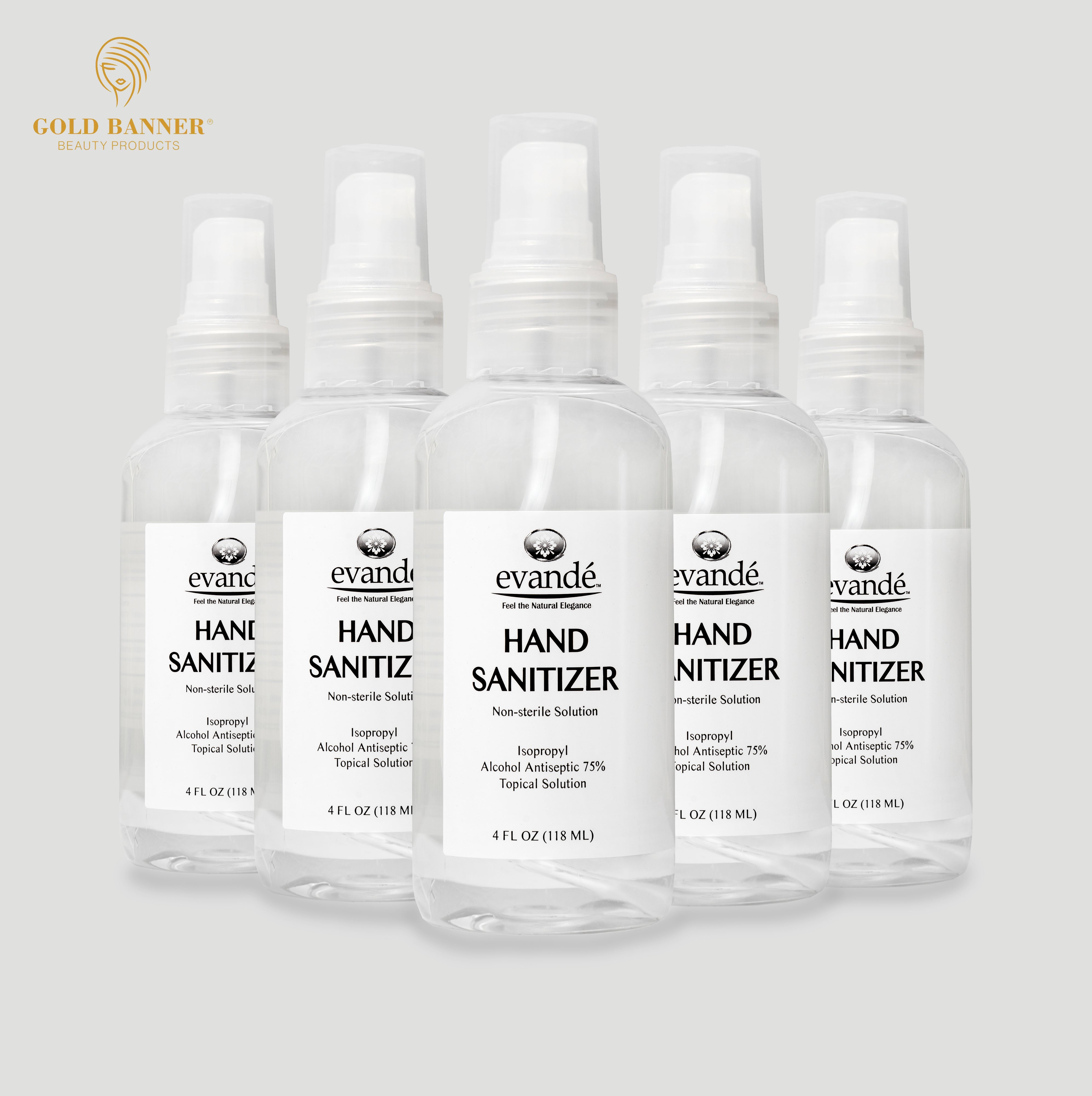 Hand Sanitizer Spray: 75% Alcohol, 4oz, On-the-Go Germ Protection