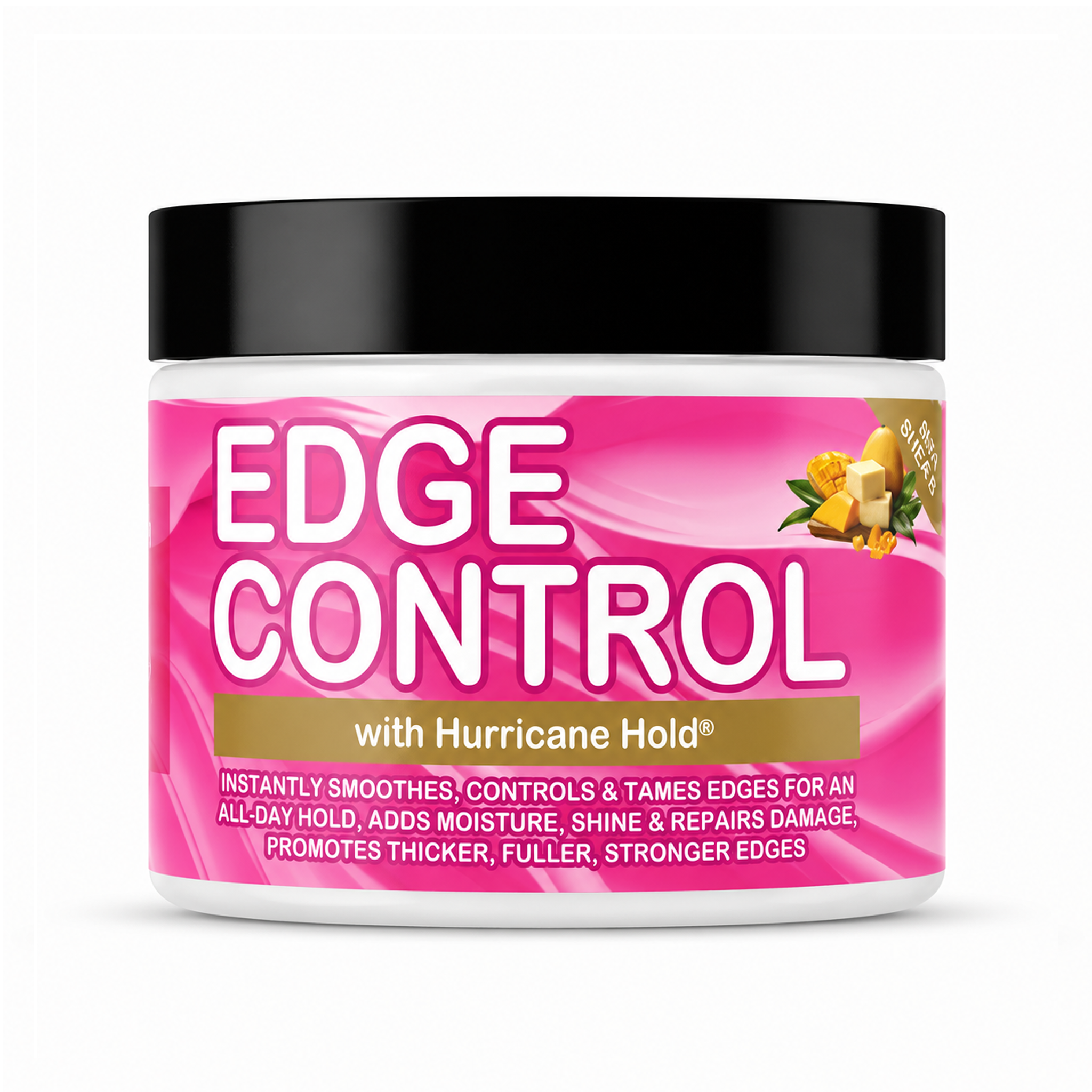 GOOD2GRO Edge Control Gel Instant Hold, Shine, Repair for Thicker Edges (Vegan & Cruelty Free) 4oz.