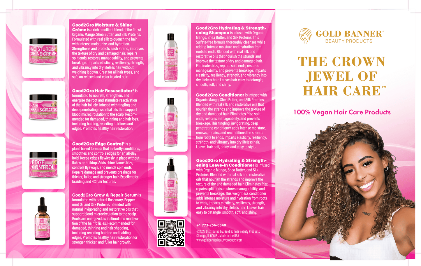 🔥HOT DEAL- GOOD2GRO Hydrating & Strengthening Shampoo & Conditioner Set - 8 Fl Oz Each | Infused with Silk Protein, Mango, Shea Butter, Peppermint & Rosemary | Vegan & Cruelty-Free