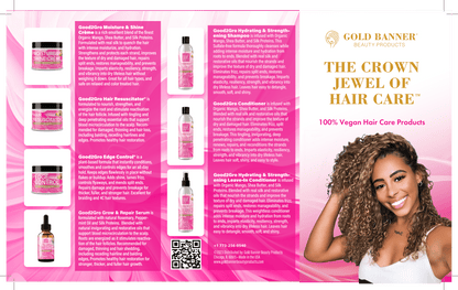 🔥HOT DEAL- GOOD2GRO Hydrating & Strengthening Shampoo & Conditioner Set - 8 Fl Oz Each | Infused with Silk Protein, Mango, Shea Butter, Peppermint & Rosemary | Vegan & Cruelty-Free