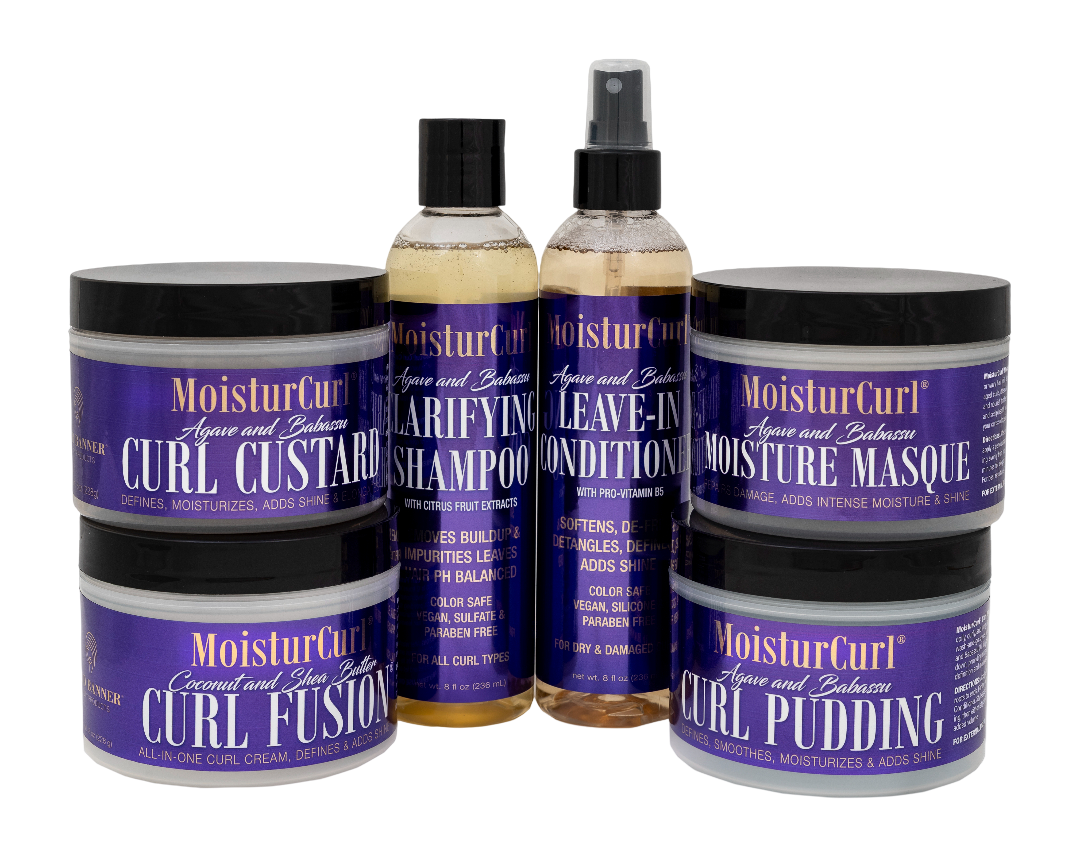 🔥MoisturCurl - Curl Bundle for Wash & Go – Defines Curls, Fights Frizz, Deeply Moisturizes | Vegan Hair Care