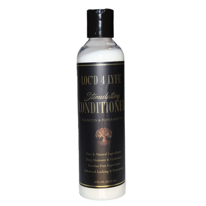 🔥HOT DEAL- LOCD 4 LYFE Stimulating Conditioner 8oz – Invigorating Peppermint & Tea Tree Oil for Dry Scalp Relief | Refreshes, Revives & Soothes | Tingling Sensation for Healthy Hair