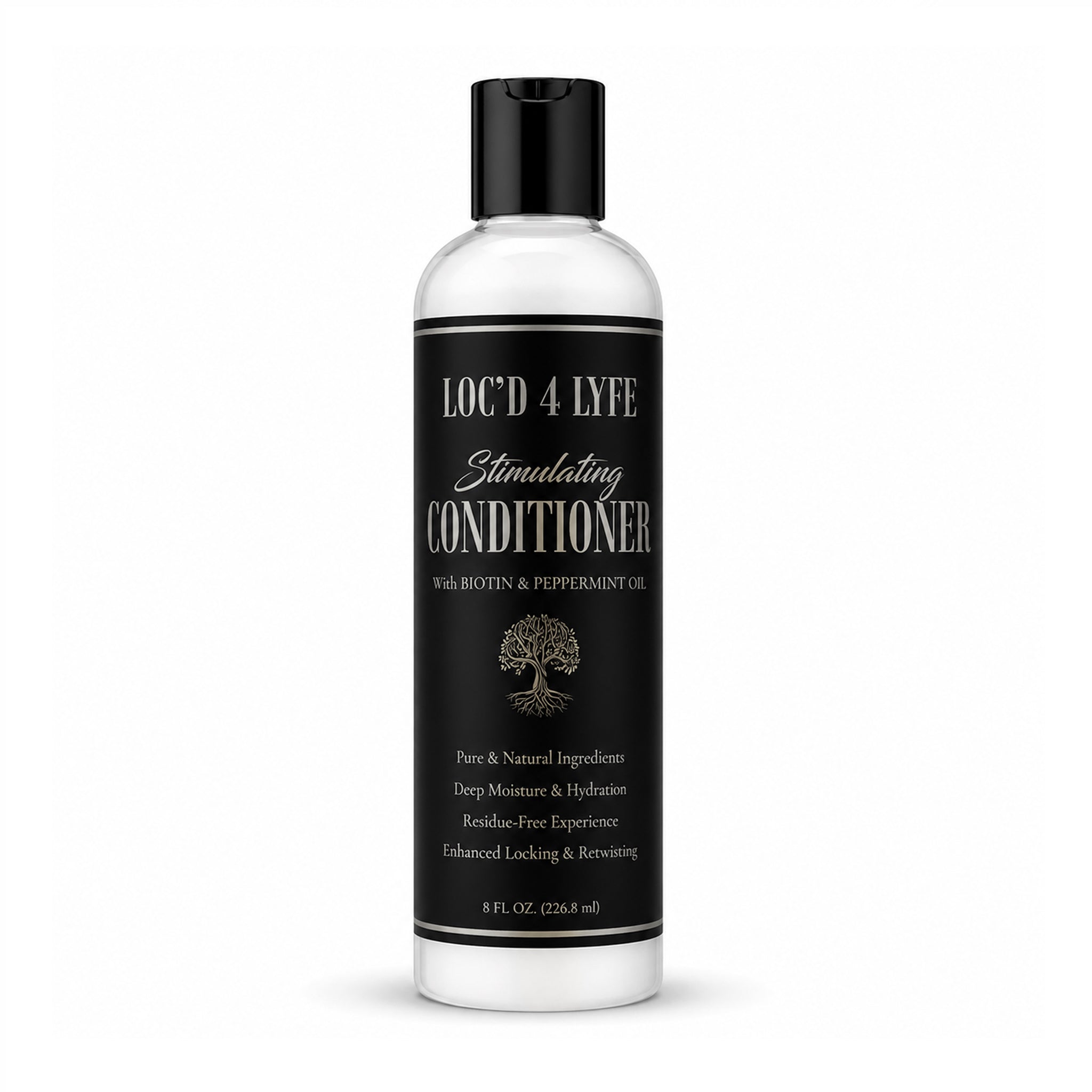 LOCD 4 LYFE Extra Strength Stimulating Conditioner – 8oz | Peppermint and Tea Tree Oil Stimulating Conditioner (Vegan & Cruelty Free)