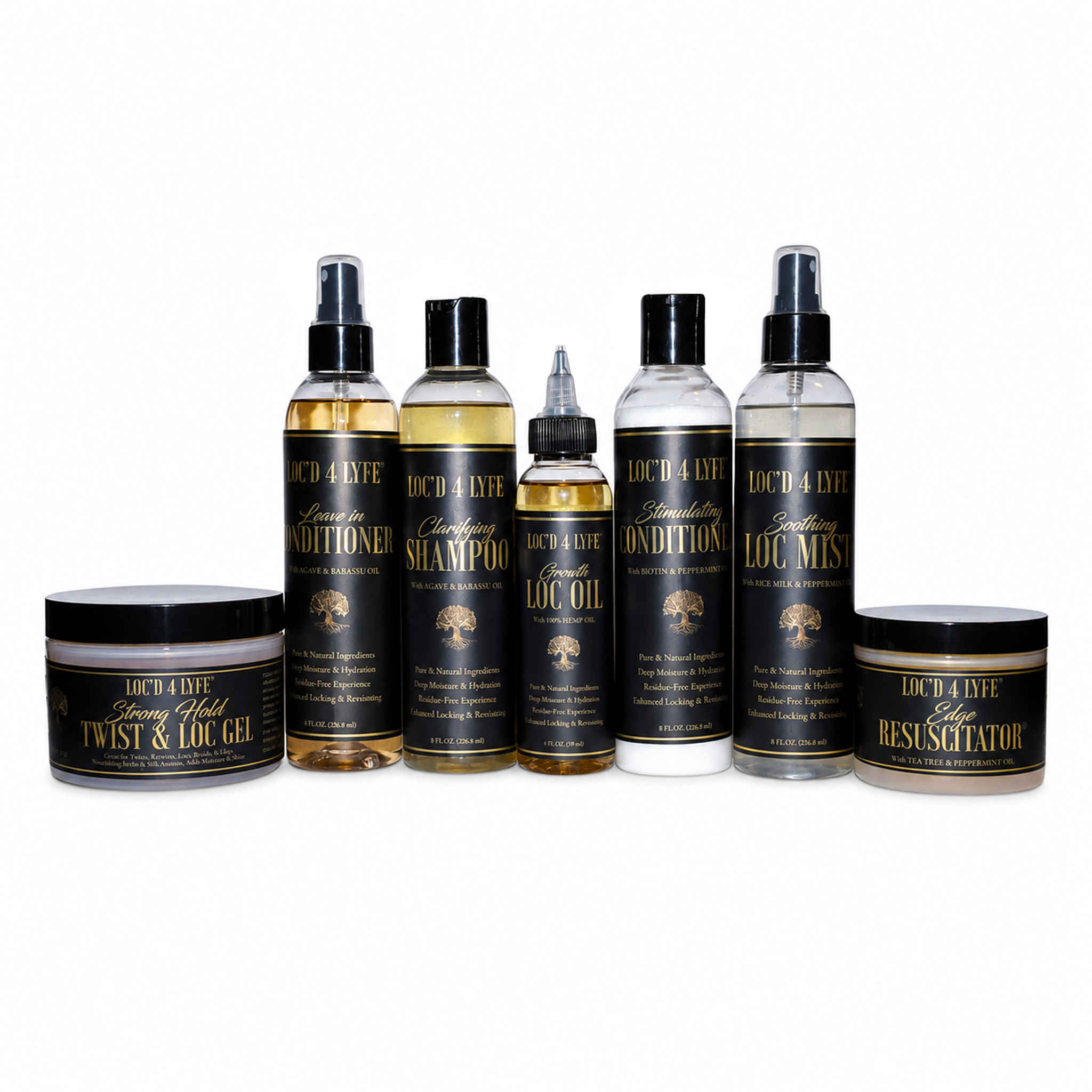 LOC’D 4 LYFE Vegan Locs Hair Care Bundle – Nourishing, Moisturizing & Maintenance Essentials for Healthy, Strong Locs | For All Hair Types (Vegan & Cruelty Free)
