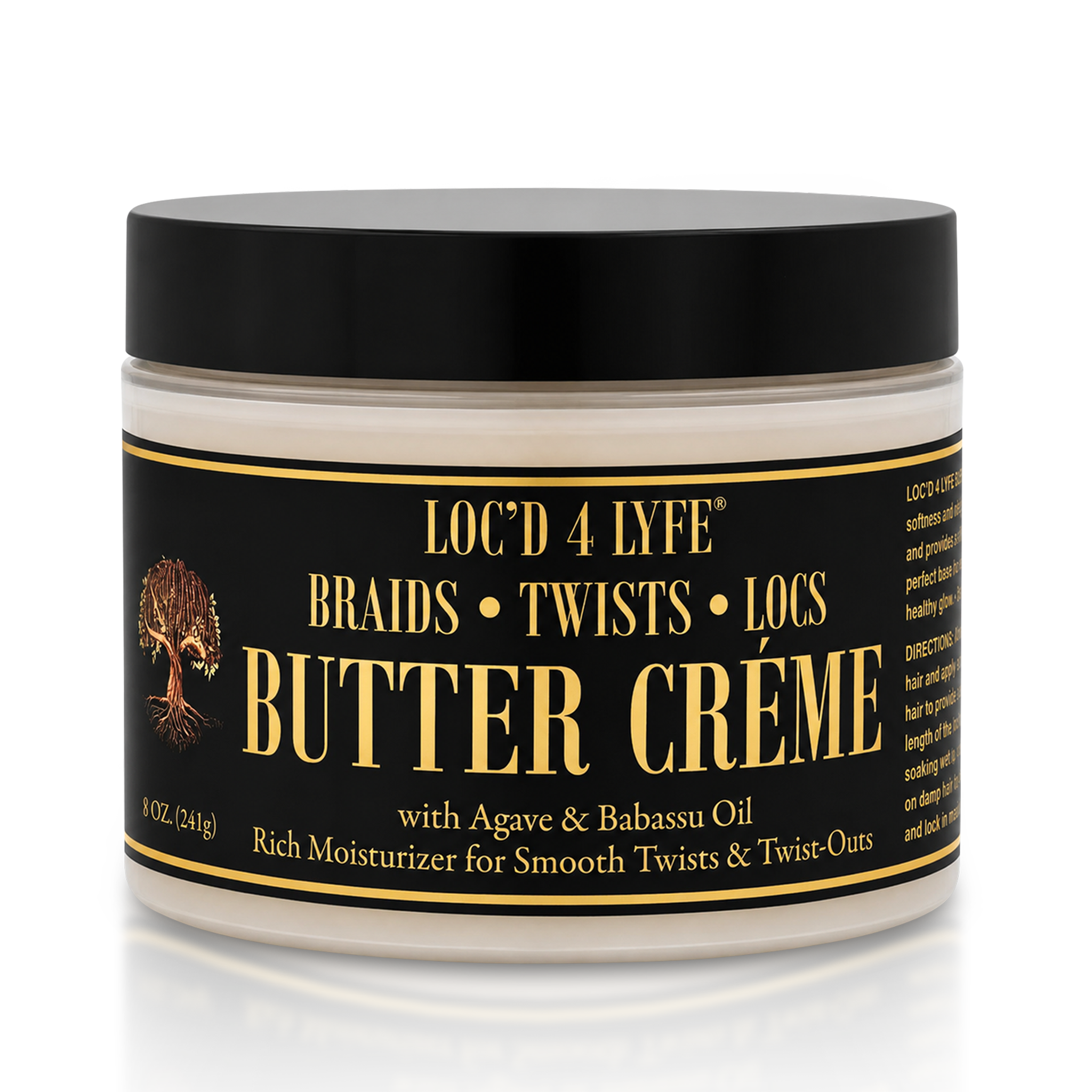 LOC'D 4 LYFE Twist & Loc Butter Crème | Intensive Moisture with Agave & Babassu Oil — 8.5oz