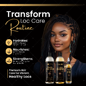 LOC'D 4 LYFE Ultimate Vegan Hair Care Bundle for Locs – Nourishing, Moisturizing & Maintenance Essentials for All Hair Types
