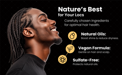 LOC'D 4 LYFE Ultimate Vegan Hair Care Bundle for Locs – Nourishing, Moisturizing & Maintenance Essentials for All Hair Types