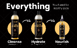 LOC'D 4 LYFE Ultimate Vegan Hair Care Bundle for Locs – Nourishing, Moisturizing & Maintenance Essentials for All Hair Types