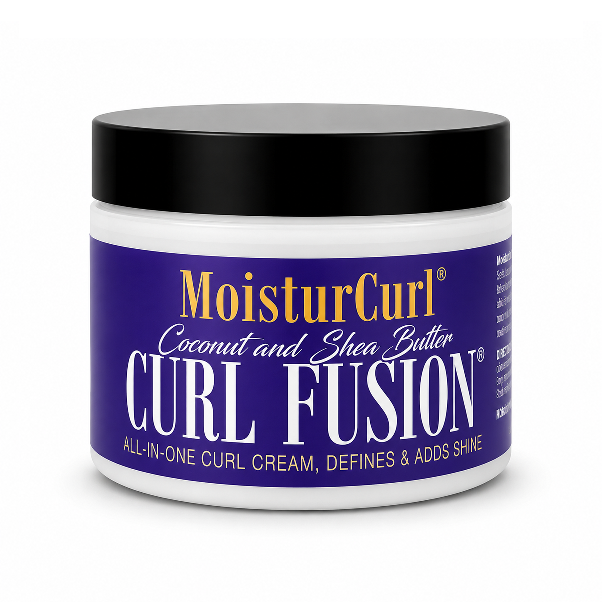 MoisturCurl Curl Fusion Defines & Hydrates Curls All-In-One Cream (Vegan & Cruelty Free) 8oz.