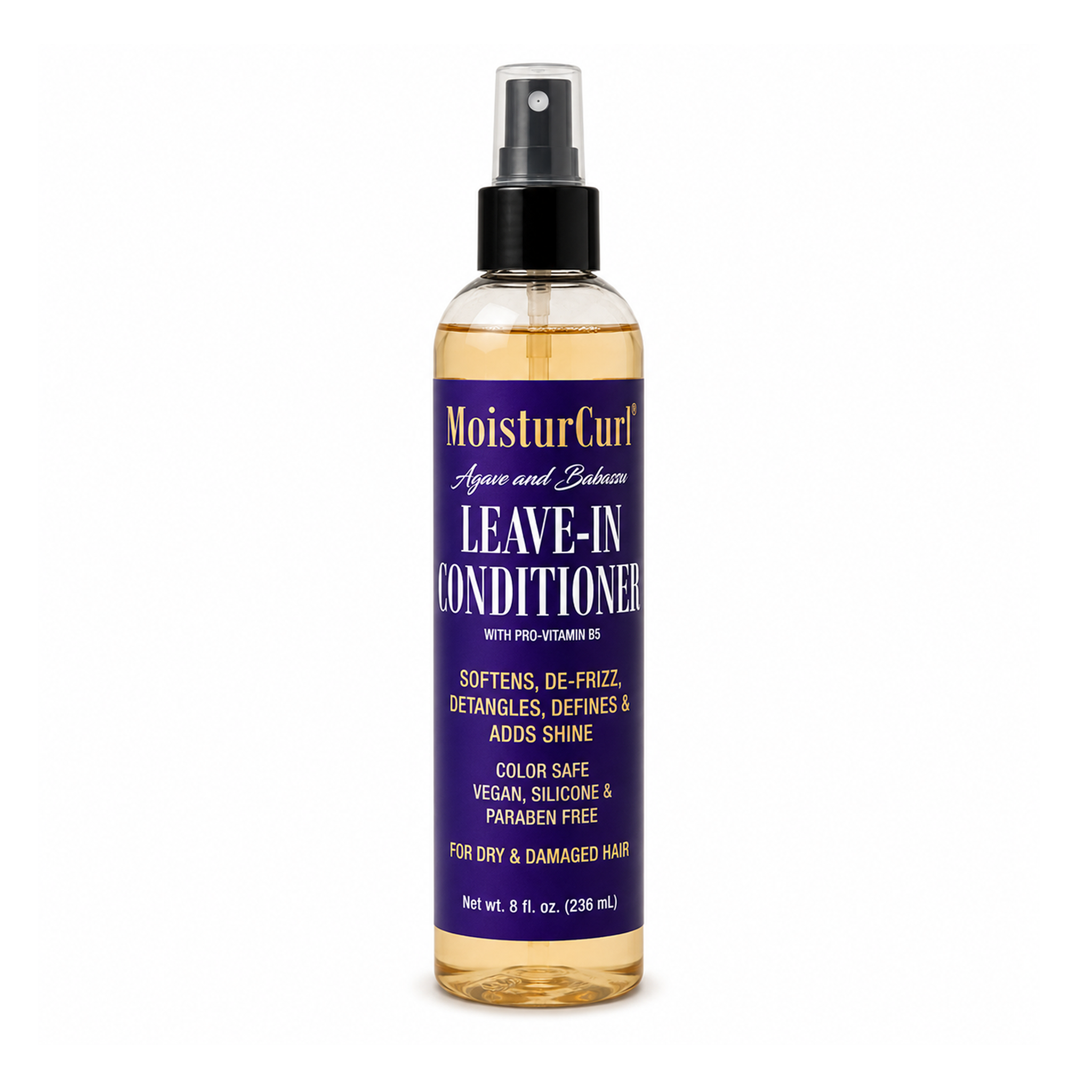 MoisturCurl Leave-In Hydrates, Repairs, Defines Curls (Vegan & Cruelty Free) 8oz.