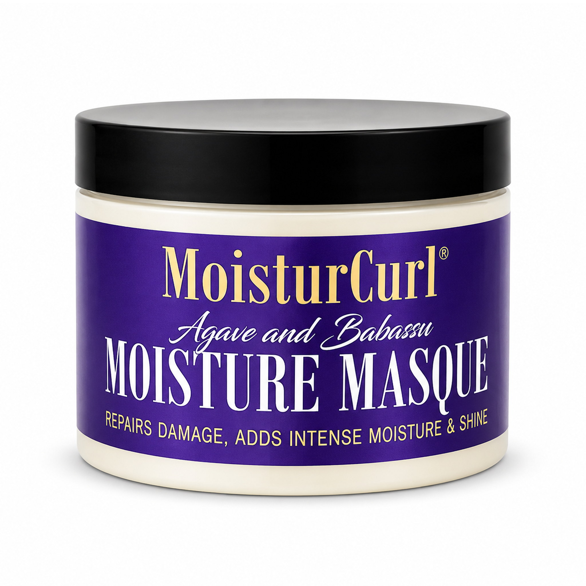 MoisturCurl Masque Repair & Restore w/ Keratin & Peppermint Oil (Vegan & Cruelty Free) 8oz.