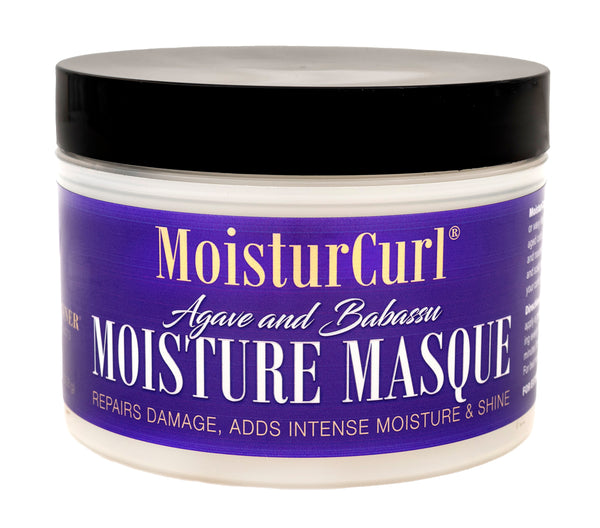 🔥HOT DEAL- MoisturCurl Moisture Masque 8oz - Repair & Restore with Keratin & Tingling Peppermint Oil | Vegan