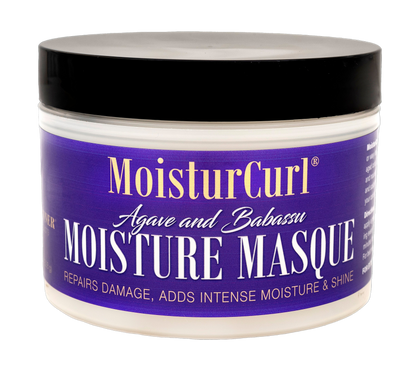 🔥HOT DEAL- MoisturCurl Moisture Masque 8oz - Repair & Restore with Keratin & Tingling Peppermint Oil | Vegan