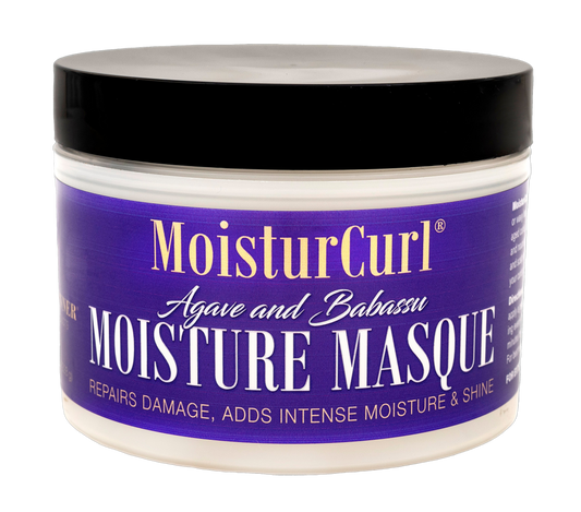 🔥HOT DEAL- MoisturCurl Moisture Masque 8oz - Repair & Restore with Keratin & Tingling Peppermint Oil | Vegan