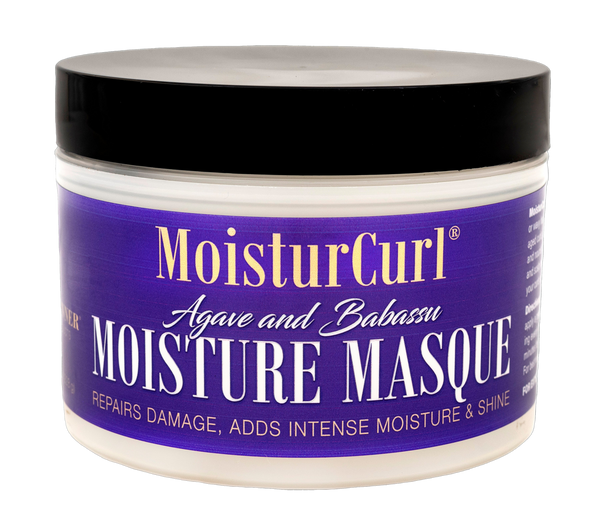 🔥HOT DEAL- MoisturCurl Moisture Masque 8oz - Repair & Restore with Keratin & Tingling Peppermint Oil | Vegan