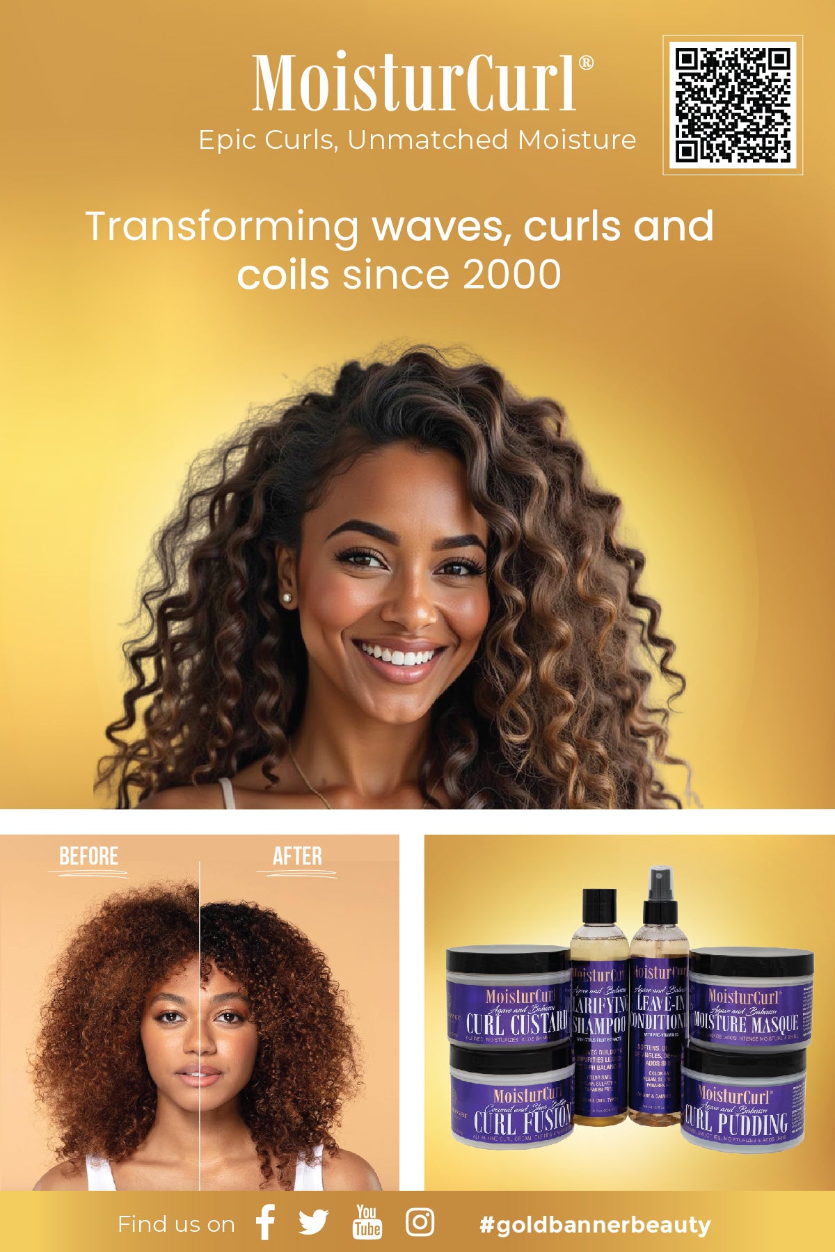 MoisturCurl Leave-In Hydrates, Repairs, Defines Curls (Vegan)