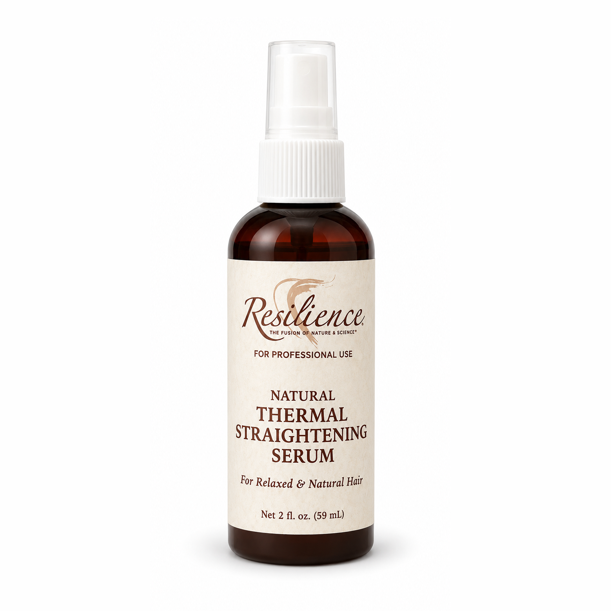 RESILIENCE Thermal Serum Argan Oil Shields Hair Against Heat Damage (Vegan & Cruelty Free) 2oz.
