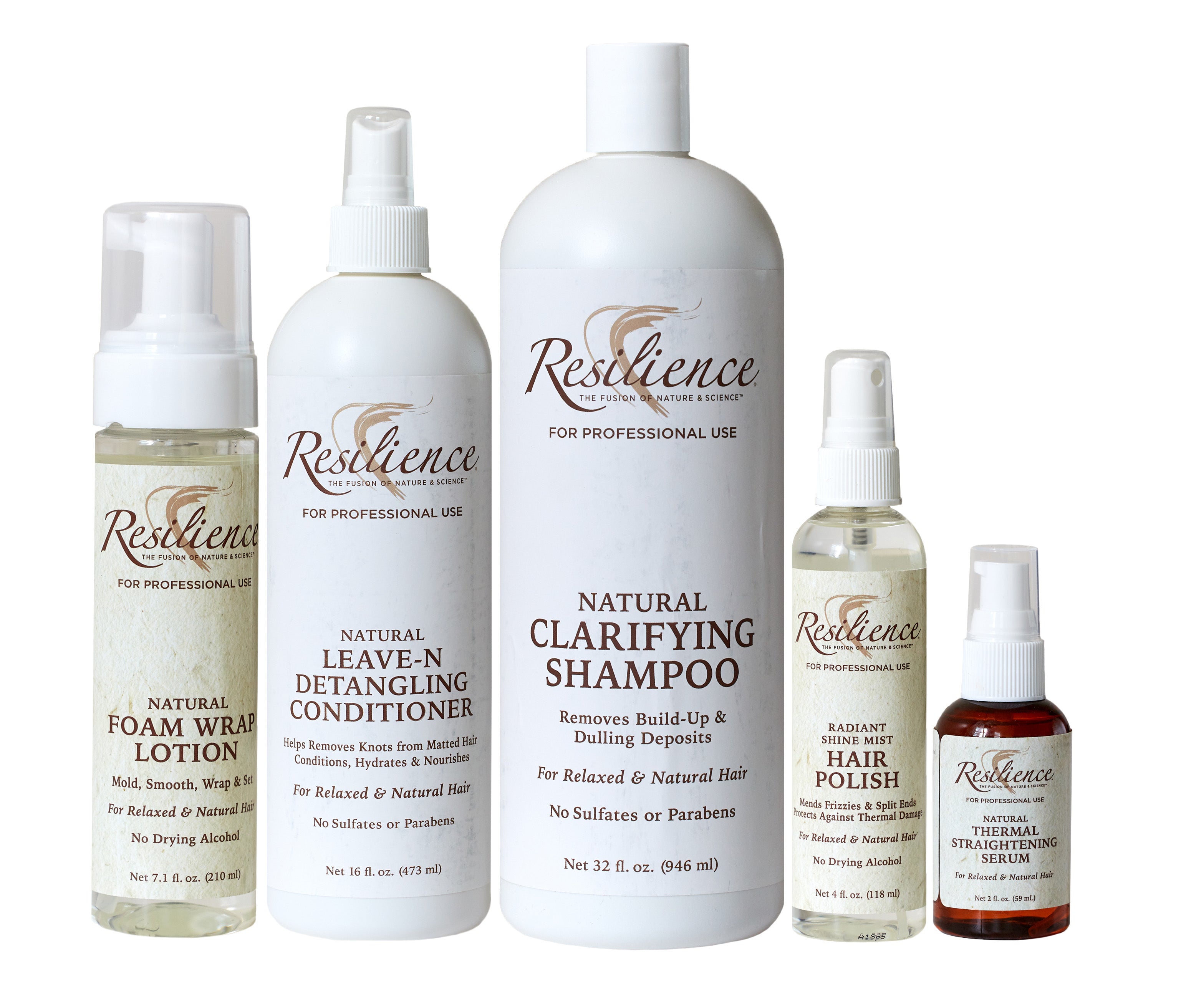 RESILIENCE Thermal Serum Argan Oil Shields Hair Against Heat Damage (Vegan)