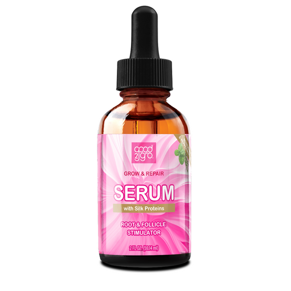 GOOD2GRO Grow & Repair Serum with Rosemary & Peppermint Oil, Tingling Sensation, Moisturizes Hair & Scalp, Reduces Breakage, Vegan and Cruelty Free 2oz.