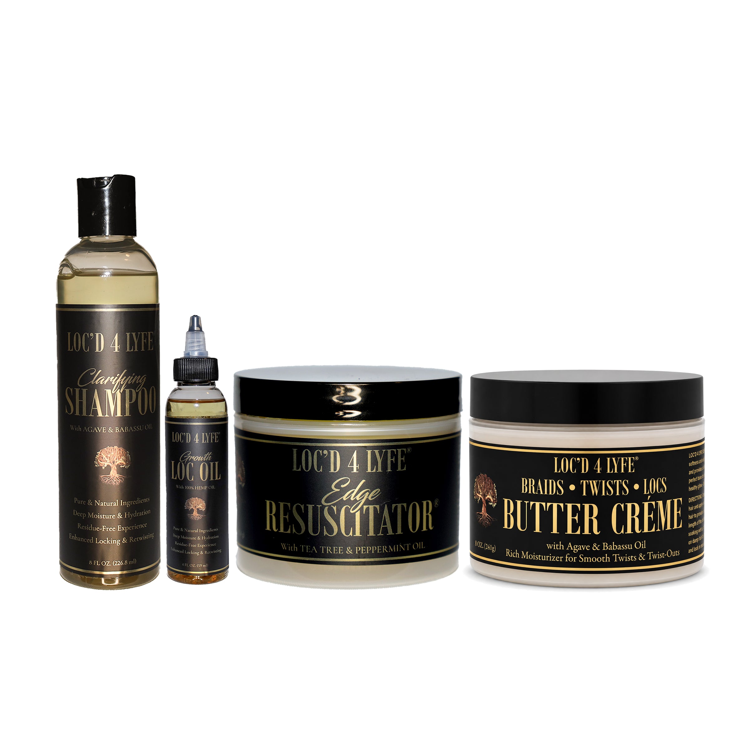 LOC'D 4 LYFE Loc Reset & Moisture Bundle | 4-Piece Care Set