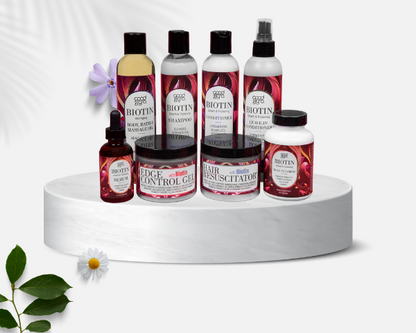 🔥HOT DEAL- GOOD2GRO BIOTIN Growth & Thickening Shampoo & Conditioner Set - 8oz Each - Infused with Collagen, Mango, Shea Butter & Peppermint - Vegan & Cruelty-Free for Fuller, Healthier Hair