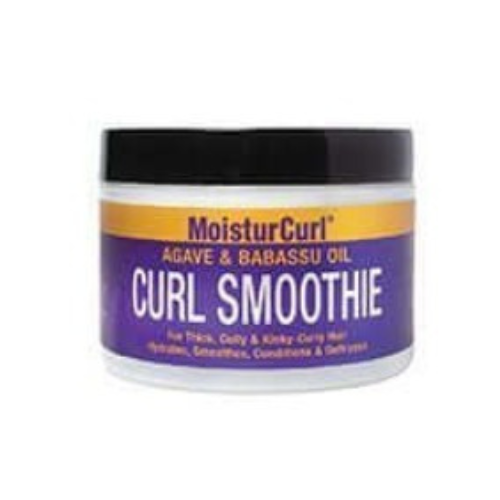 MoisturCurl Curl Smoothie, Defines, Smoothes, De-Frizzes, Adds Moisture, Hydration & Shine, Great For Dry, Curly & Coily Hair Types with Agave & Babassu Butters 8.50oz.