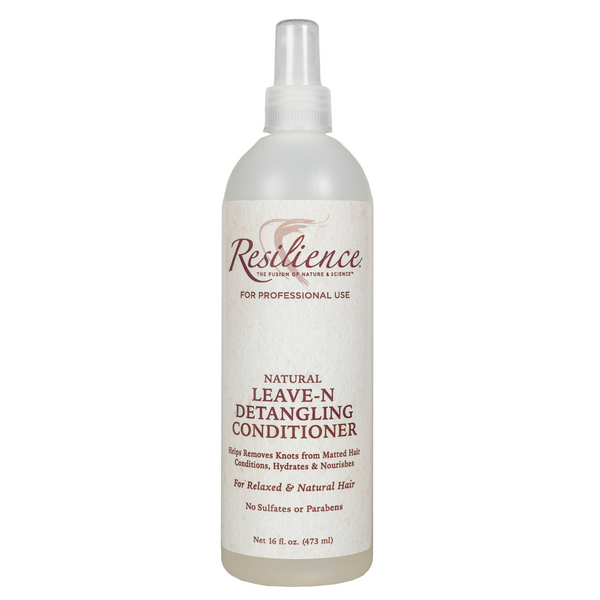 Resilience Leave-In Detangling Conditioner, Nourishes, Hydrates, Conditions, Reduces Breakage & Mends Split-Ends, Made with Mango & Shea Butters 16oz.