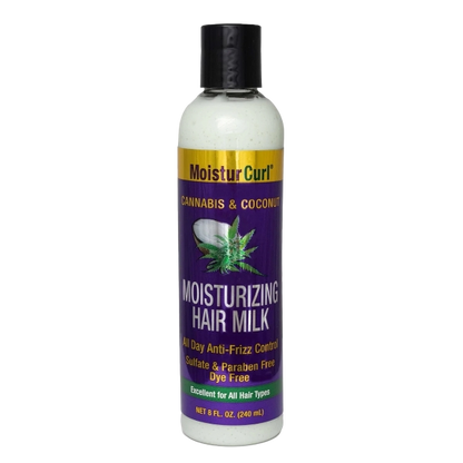🔥HOT DEAL- MoisturCurl Hair Milk 8oz – Nourishes, Conditions & Hydrates for Healthy Defined Curls | Vegan & Cruelty-Free