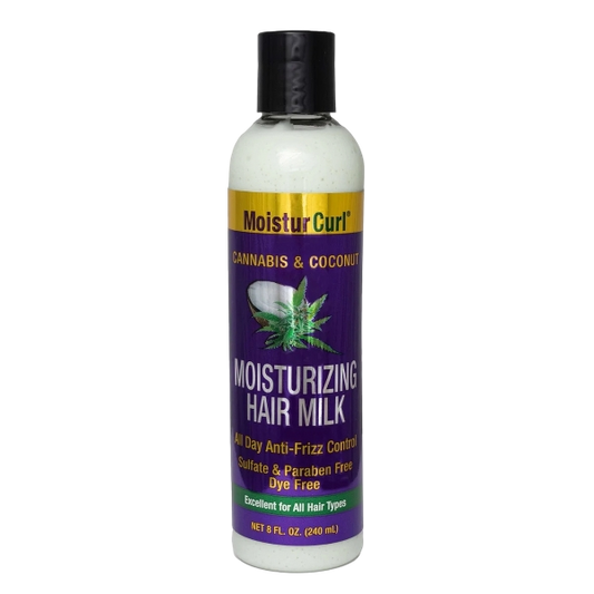 🔥HOT DEAL- MoisturCurl Hair Milk 8oz – Nourishes, Conditions & Hydrates for Healthy Defined Curls | Vegan & Cruelty-Free