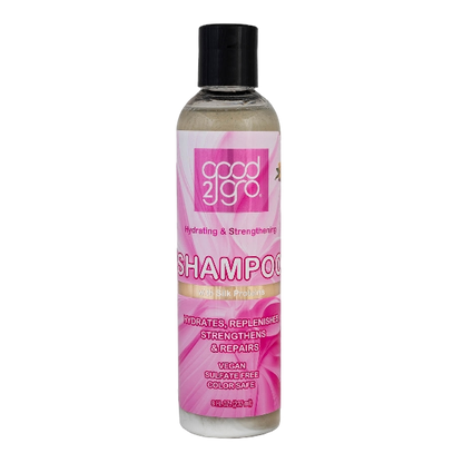🔥HOT DEAL- Good2Gro Hydrating & Strengthening Shampoo with Silk Proteins - 8oz | Gently Cleanses, Restores, Strengthens, Adds Body & Shine | Vegan & Cruelty-Free