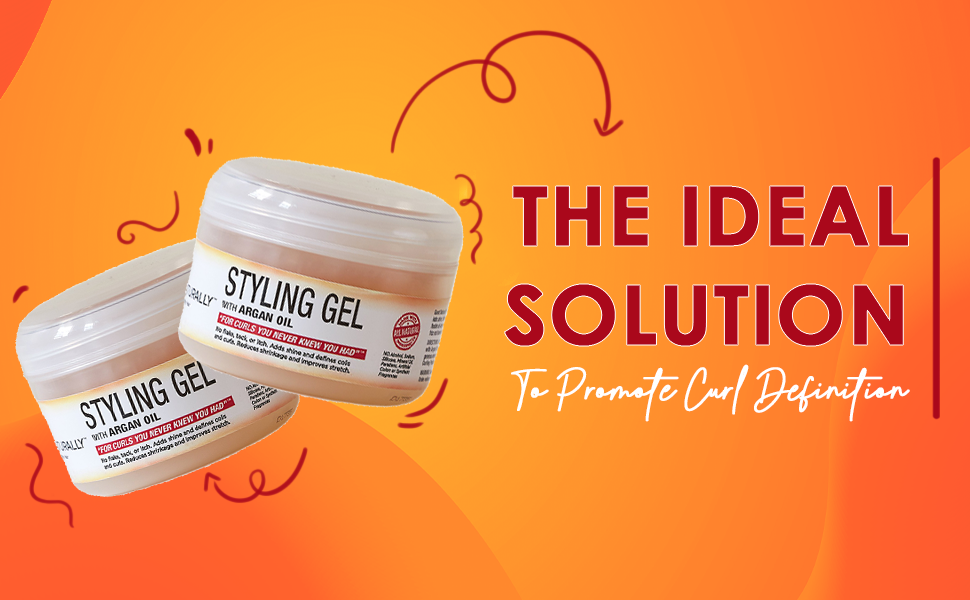 🔥HOT DEAL- GOOD NATURALLY Styling Gel with Argan Oil - 8oz | Alcohol-Free, Long-Lasting Hold for Sleek & Structured Styles | Vegan & Cruelty-Free