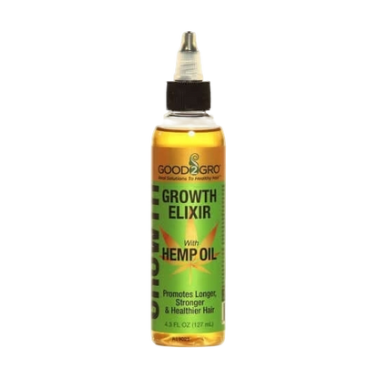 🔥HOT DEAL- Good2Gro Hemp Oil Growth Elixir - 4.3oz | Promotes Fuller, Thicker & Longer Hair | Prevents Hair Loss & Breakage | Strengthens, Repairs, Protects & Adds Shine | Vegan & Cruelty-Free