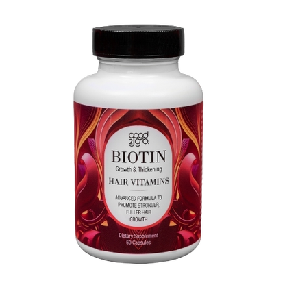 🔥"Buy 1, Get 1 FREE" GOOD2GRO Biotin 10,000 mcg - High Potency Hair & Nail Growth Supplement | 60 Vegan Capsules for Men & Women | Made in USA