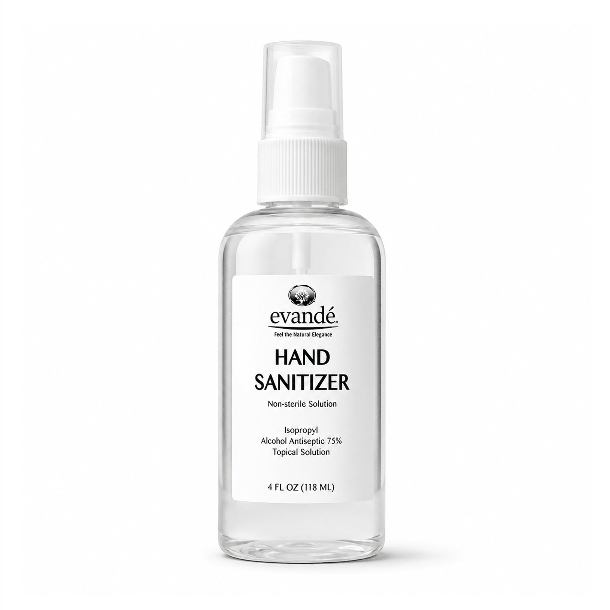 Evand'e Hand Sanitizer Spray: 75% Alcohol, 4oz, On-the-Go Germ Protection - Gold Banner Beauty