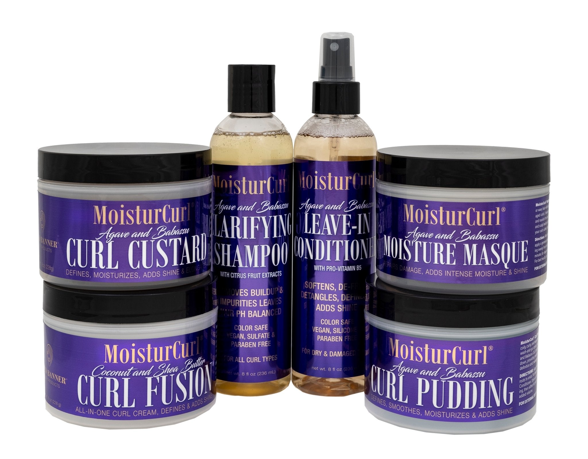 Set of MoisturCurl hair care products