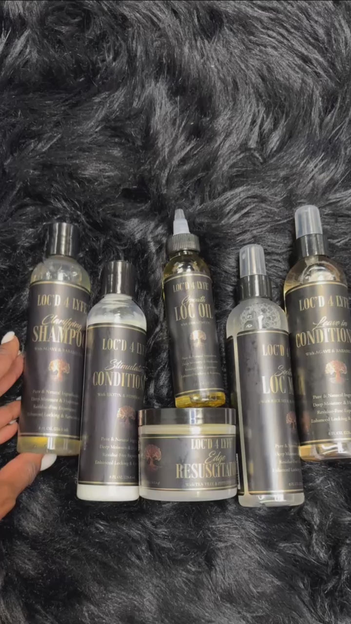 LOC'D 4 LYFE Rice Milk & Peppermint Oil Loc Mist Hydrating Scalp Spray (Vegan)