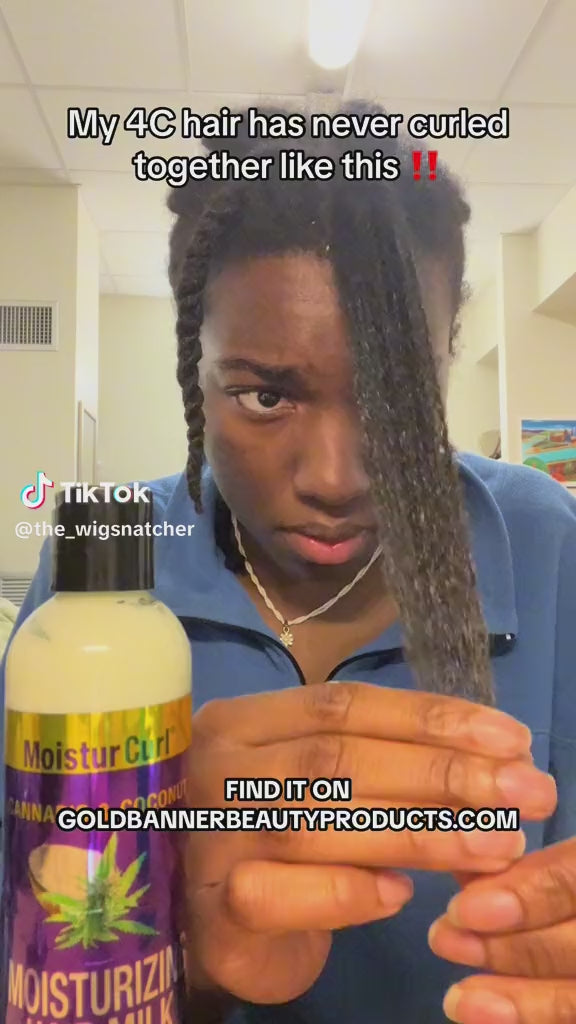 MoisturCurl Hair Milk Hydrate & Condition for Soft, Defined Curls (Vegan)